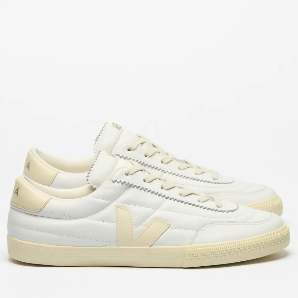 Trainers|Veja Women's Panenka Leather Low Top Trainers - UK 3