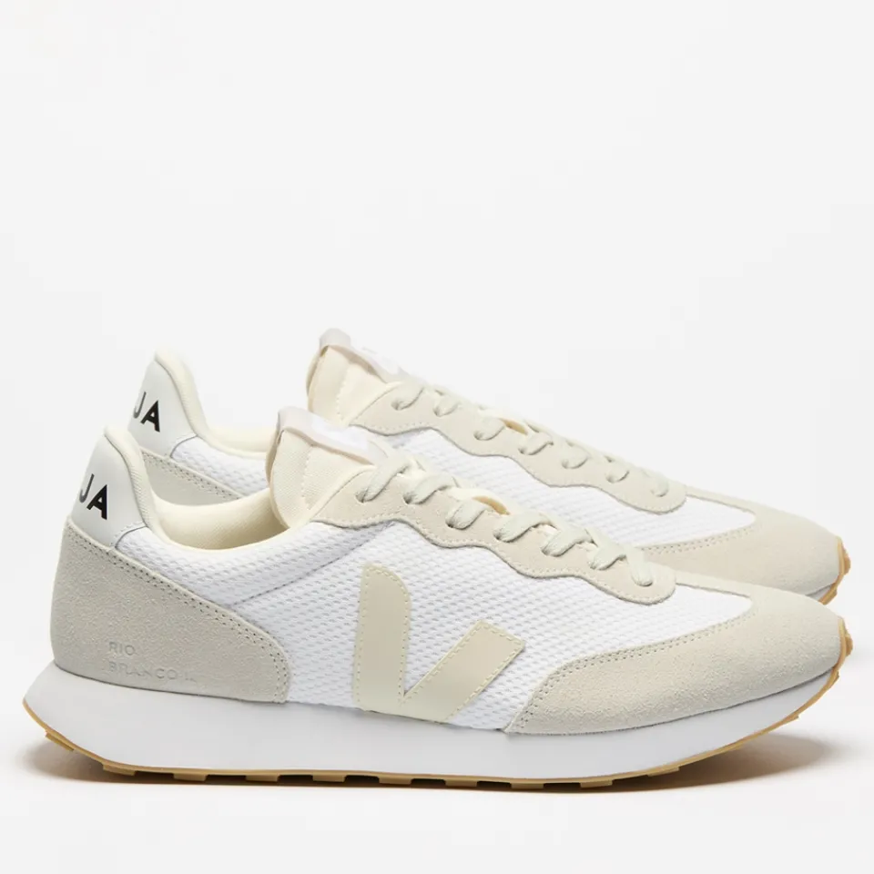 Trainers|Veja Women's Rio Branco II Running Style Mesh Trainers - UK 3