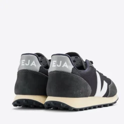 Trainers|Dr. Martens Veja Women's Rio Branco Mesh Running Style Trainers - Black/White/Oxford Grey - UK 3