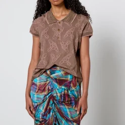 T-Shirts And Tops|Isabel Marant Vivienne Westwood Cotton-Jacquard Polo Shirt - S