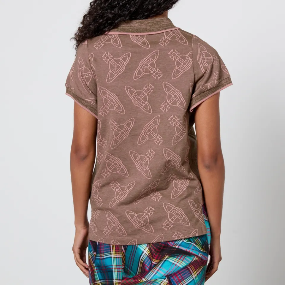 T-Shirts And Tops|Isabel Marant Vivienne Westwood Cotton-Jacquard Polo Shirt - S