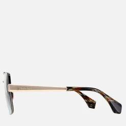Sunglasses|Sunglasses|Dr. Martens Vivienne Westwood Cowboy Aviator Gold-Tone Sunglasses