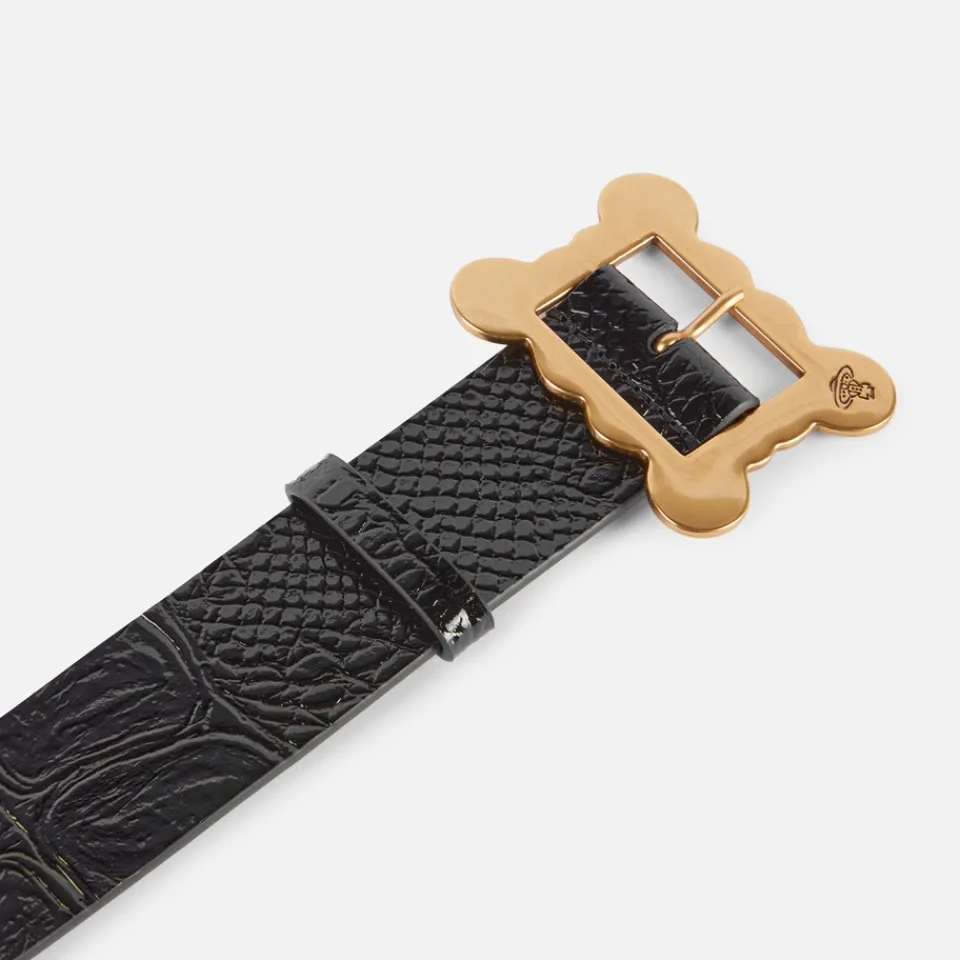 Belts|Dr. Martens Vivienne Westwood Croc-Effect Leather Belt