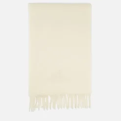 Scarves|Scarves|Vivienne Westwood Embroidered Logo Wool Scarf