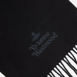 Scarves|Vivienne Westwood Embroidered Logo Wool Scarf