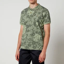 Polo Shirts|Dr. Martens Vivienne Westwood Floral-Print Cotton-Piqué Polo Shirt - S