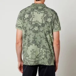 Polo Shirts|Dr. Martens Vivienne Westwood Floral-Print Cotton-Piqué Polo Shirt - S
