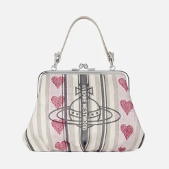 Bags|Vivienne Westwood Granny Linen-Blend Frame Purse