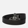 Belts|Dr. Martens Vivienne Westwood Gunmetal Orb Buckle Leather Belt