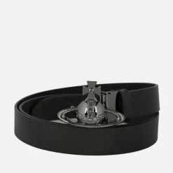 Belts|Dr. Martens Vivienne Westwood Gunmetal Orb Buckle Leather Belt