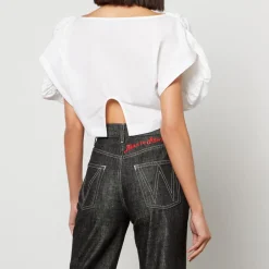 T-Shirts And Tops|Shirts And Blouses|Dr. Martens Vivienne Westwood Heart-Shaped Organic Cotton-Poplin Top - IT 36/UK 4