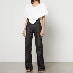 T-Shirts And Tops|Shirts And Blouses|Dr. Martens Vivienne Westwood Heart-Shaped Organic Cotton-Poplin Top - IT 36/UK 4