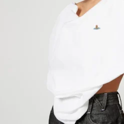 T-Shirts And Tops|Shirts And Blouses|Dr. Martens Vivienne Westwood Heart-Shaped Organic Cotton-Poplin Top - IT 36/UK 4