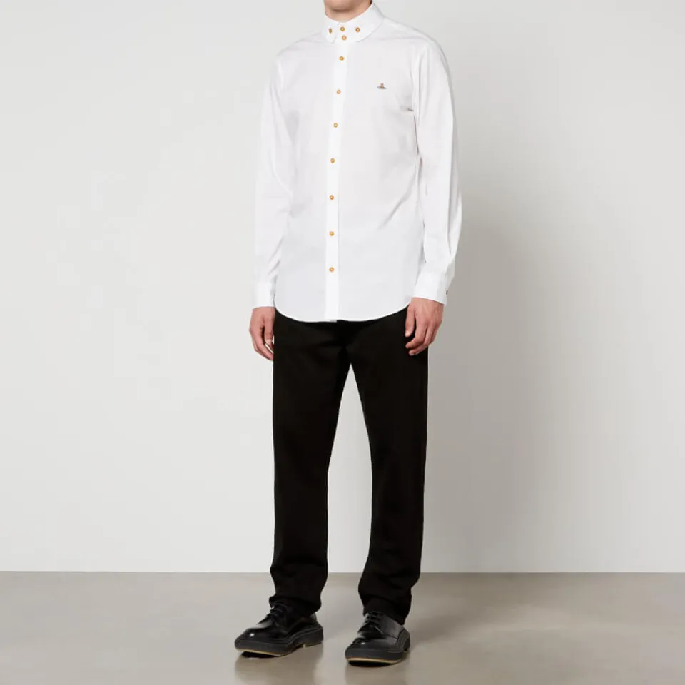 Shirts|Shirts|Vivienne Westwood Krall Cotton-Poplin Shirt - IT 46/S