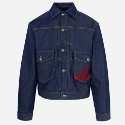 Jackets|Coats|Dr. Martens Vivienne Westwood Marlene Jacquard Denim Jacket - S