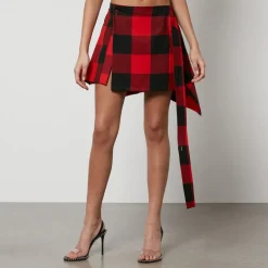 Skirts|Skirts|Dr. Martens Vivienne Westwood Meghan Checked Wool Mini Skirt - IT 38/UK 6