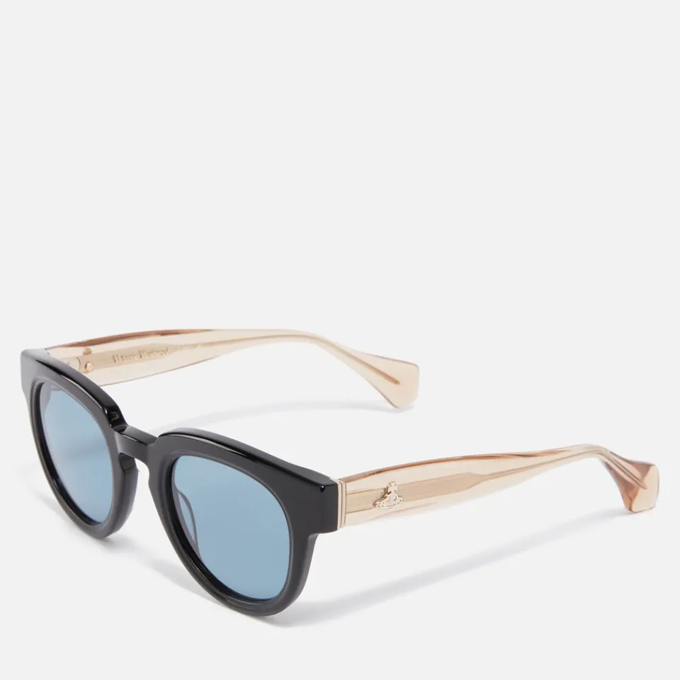 Sunglasses|Sunglasses|Vivienne Westwood Miller Round Frame Acetate Sunglasses