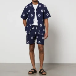 Shorts|Shorts|Lacoste Wax London Kurt Cotton-Jacquard Shorts - W34