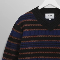 Knitwear|Sunflower Wax London Scafell Pointelle-Knit Wool Jumper - S