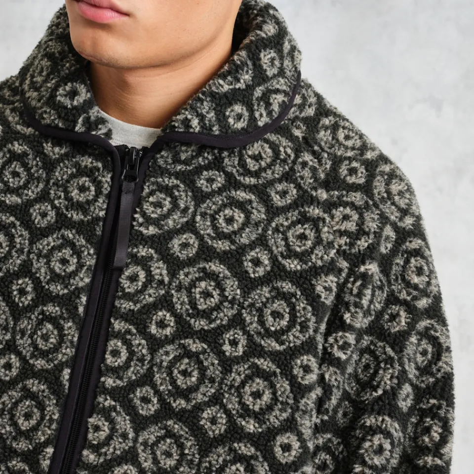 Jackets|Coats|Dr. Martens Wax London Tate Jacquard Fleece Jacket - S