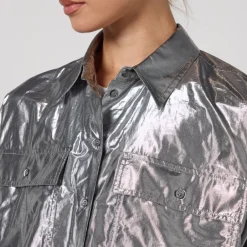 T-Shirts And Tops|Shirts And Blouses|Dr. Martens Weekend Max Mara Aldeno Cotton-Blend Shirt - UK 10