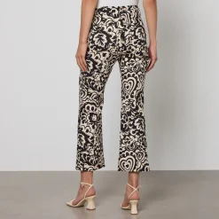 Trousers|Dr. Martens Weekend Max Mara Cadmio Stretch Cotton Trousers - UK 6