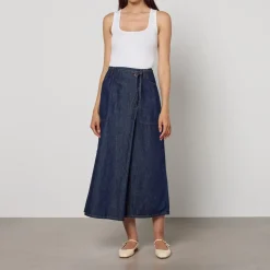 Skirts|Skirts|Dr. Martens Weekend Max Mara Fischio Denim Skirt
