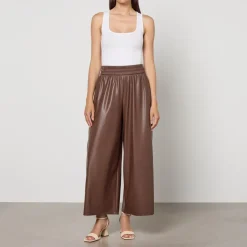 Trousers|Anine Bing Weekend Max Mara Gennaro Faux Leather Trousers - XS