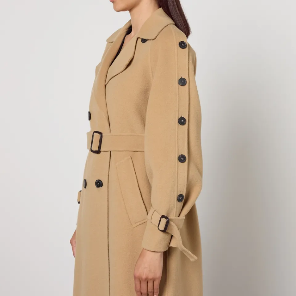 Coats|Dr. Martens Weekend Max Mara Natale Broadcloth Wool Coat - UK 10