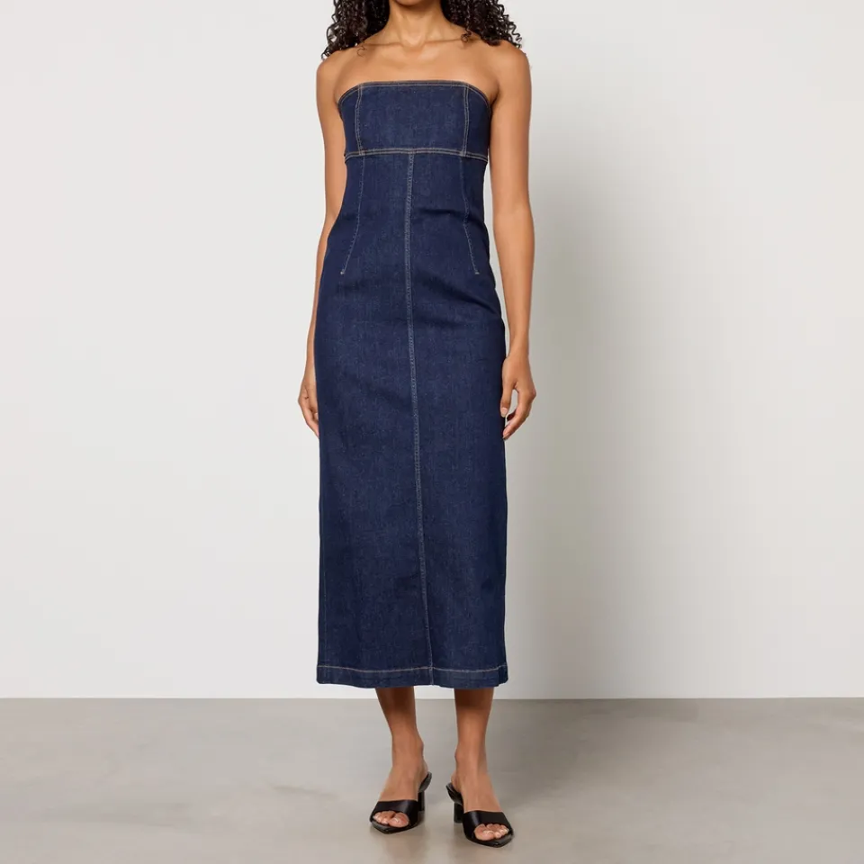 Dresses|Dresses|Marant Etoile Weekend Max Mara Osol Denim Dress - UK 6