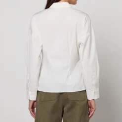 T-Shirts And Tops|Shirts And Blouses|Dr. Martens Weekend Max Mara Skipper Cotton-Poplin Shirt - UK 6