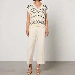 Knitwear|Stine Goya Weekend Max Mara Todi Cotton-Blend Knit Vest - XS