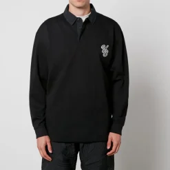 Shirts|Shirts|Dr. Martens Y-3 Logo-Embroidered Loopback Cotton Rugby Shirt - S
