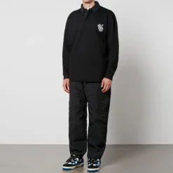 Shirts|Shirts|Dr. Martens Y-3 Logo-Embroidered Loopback Cotton Rugby Shirt - S